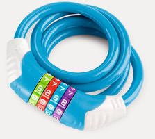 Cykellås 120 cm blå