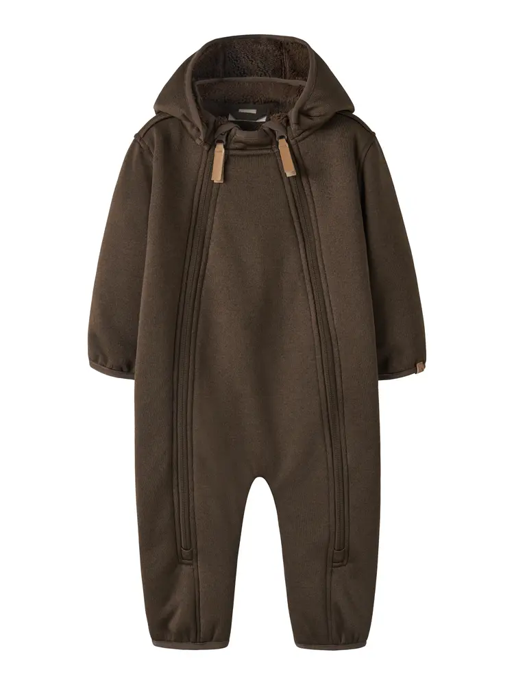 Lil Atelier Køredragt m. Teddy - NbnLoro Loose - Dark Earth