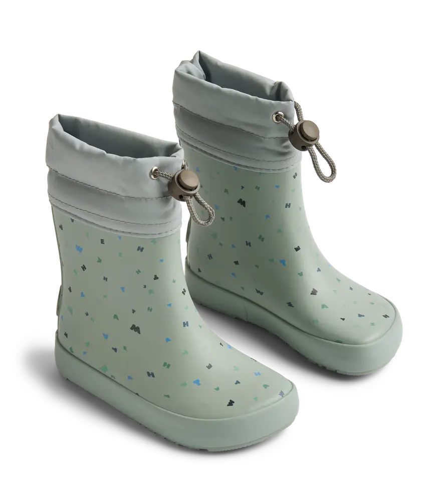 Zerro Barefoot Termo Gummistøvle - Light flint letters - 30 billede