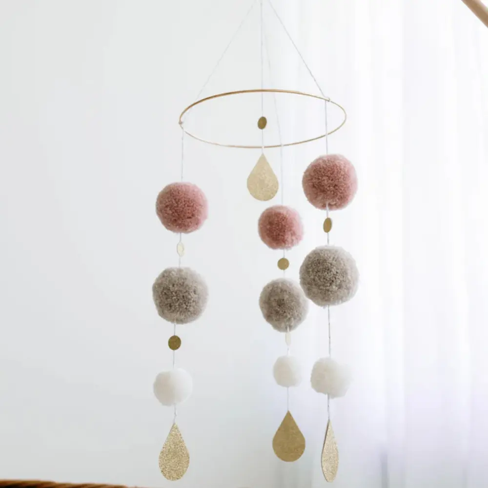 Uro pom pom, lyserød billede