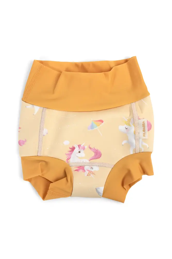 Filibabba Lucca Badeble - Yellow - 1-2 ÅR billede