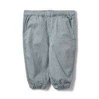 Lamoursb bukser - Blue denim stripe