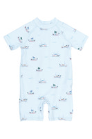 Emmet Badedragt - Illusion Blue Boat AOP