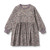 Dorthea Jersey Kjole - Purple stone flowers