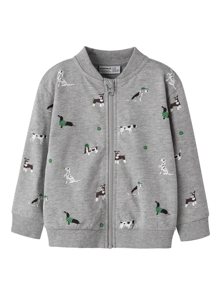Name It Naris Sweat Cardigan - Sycamore - 98