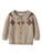 Lil' Atelier Ronan Polo Cardigan - White Pepper