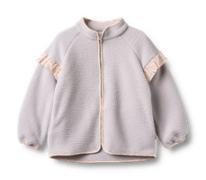 Ellena Fleece Jakke - Lavender rain