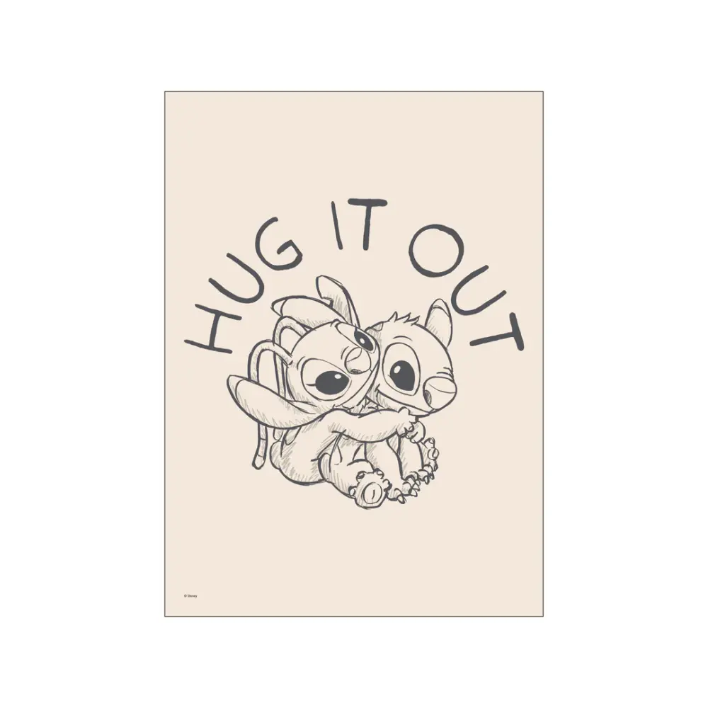 Plakat - Disney - Stitch og Engel 30x40 billede