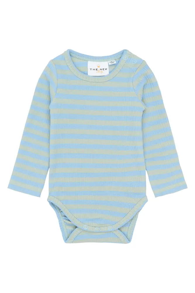 Fro Langærmet Rib Body - Forever Blue Striped - 62 billede