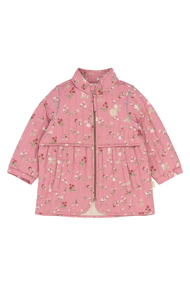 Ever Termo Jakke - Dusty Rose Strawberry AOP - 74 CM billede