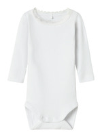Name It Kab Langærmet Body - Bright White