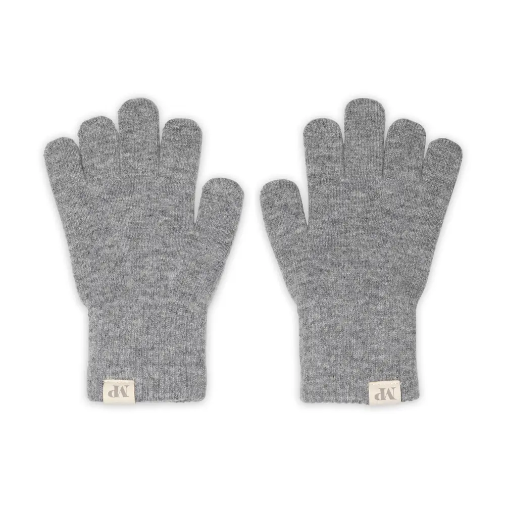Uppsala Handsker - Grey Melange - 7-11 ÅR billede