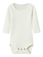 Name It Kab Langærmet Body - Cloud Dancer