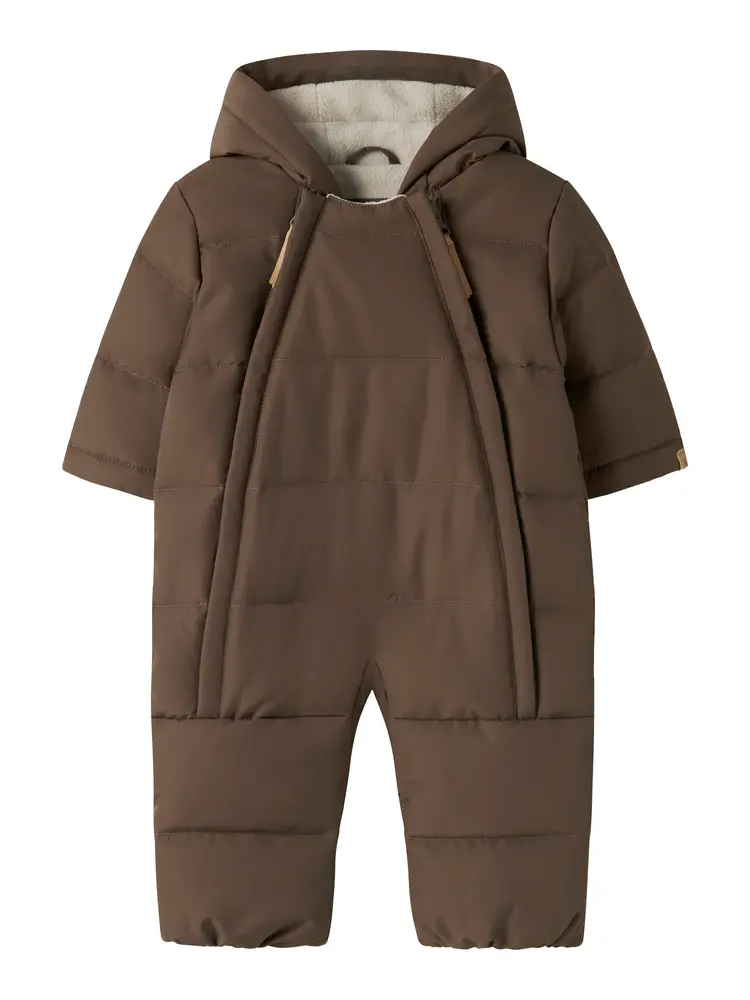 Lil' Atelier Lamedow03 Puffer Køredragt - Dark Earth - 62/68