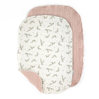 Pusleunderlag, 2 stk, powder blossom