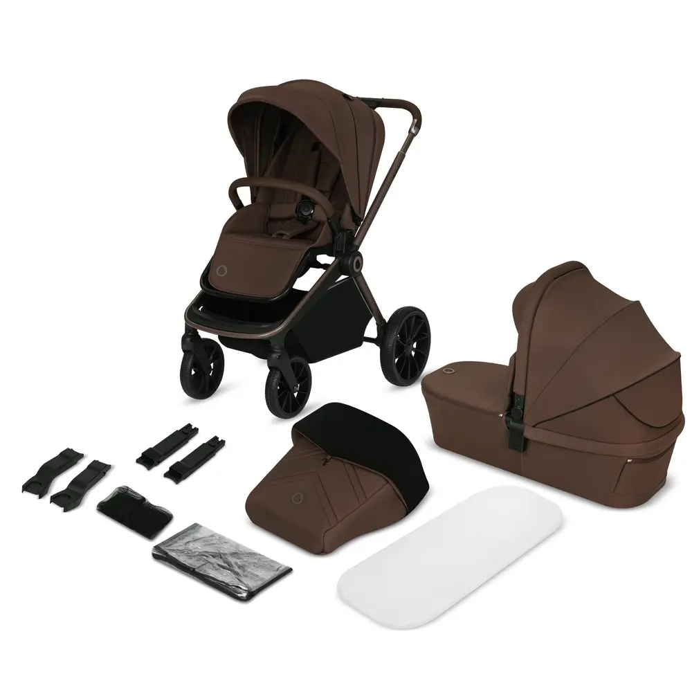 Lionelo Mika plus 2in1 Kombivogn - Mocha Mousse billede