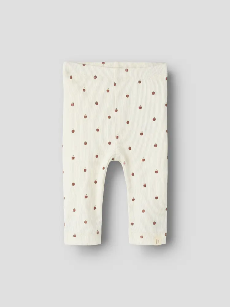 Lil Atelier Leggings - NbnGago - Turtledove/Apple
