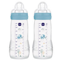 Easy Active Baby Bottle 330ml 2pk Blue