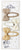 Hårclips Beige Bow