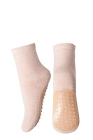 Ankelstrømpe med gummisål - 853