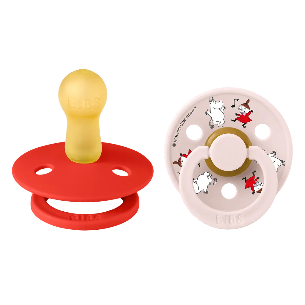 Moomins Colour Sut 2pk Latex Str 2 Candy Apple billede