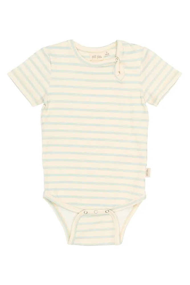 Sun Kortærmet Body - Winter Sky Striped - 56 billede
