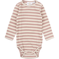 Fro Uni LS Rib Body - Rose stripe