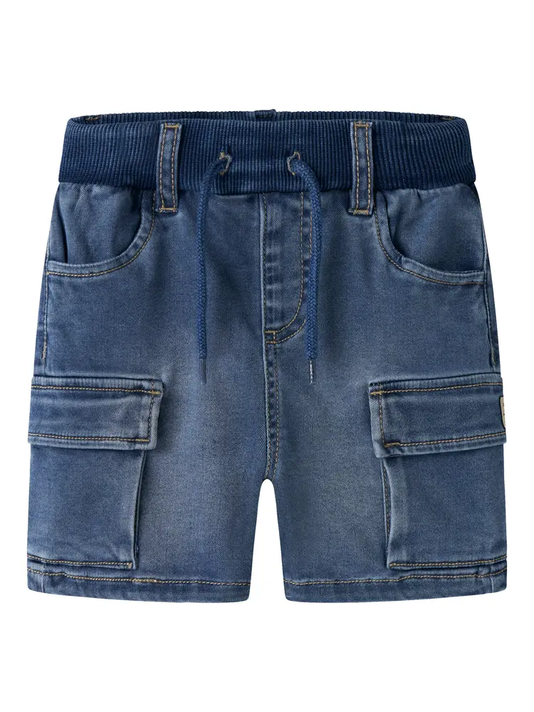 Ben Baggy Denim Shorts - Denim Blue - 98