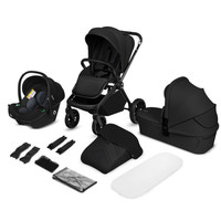 Lionelo Mika Plus 3in1 Kombivogn - Black Onyx