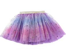 Regnbue Tylskørt – Violet