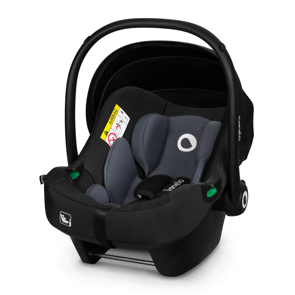 Lionelo Astrid i-Size Autostol - Black Grey billede