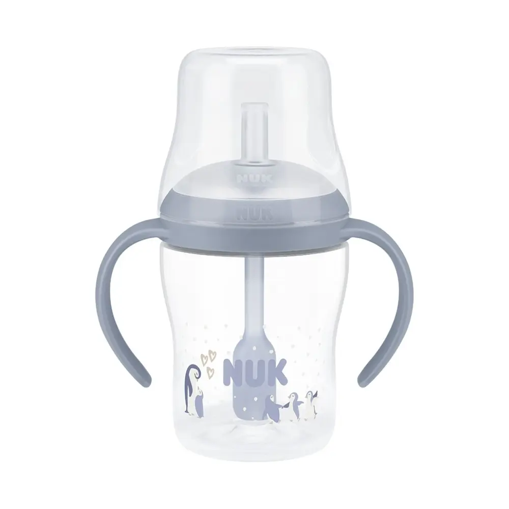 Perfect Match Learner Bottle Straw 150 ml - Penguin billede