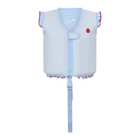 Svømmevest med strop - Seersucker - Ladybug - Blue