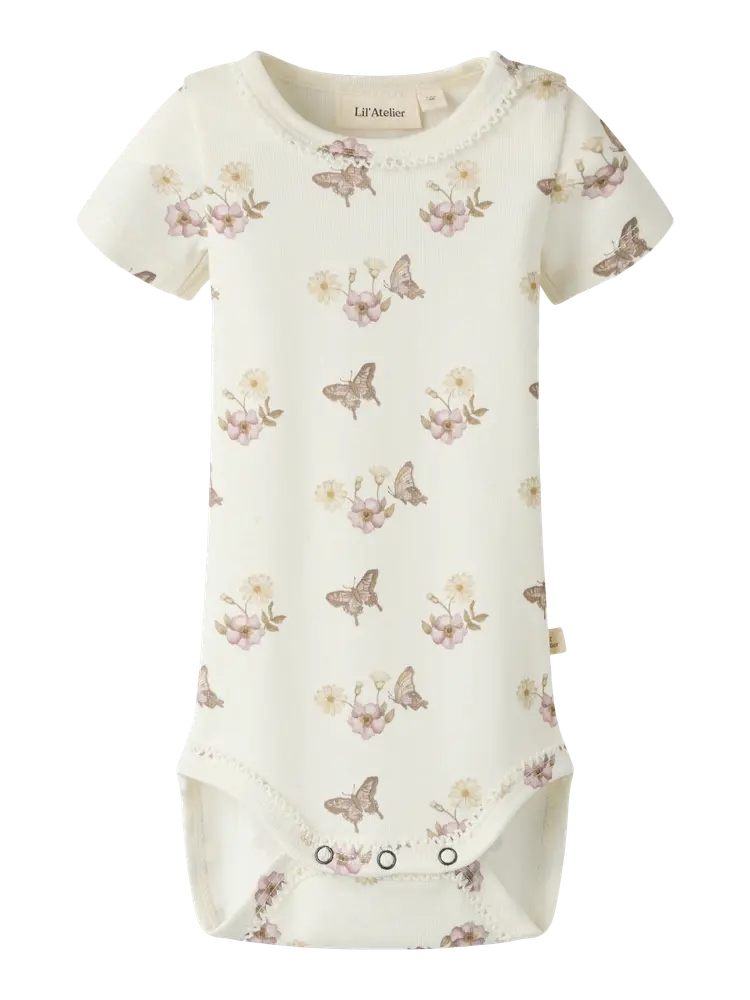 Layo Sna Kortærmet Slim Body - Coconut Milk - 80 billede