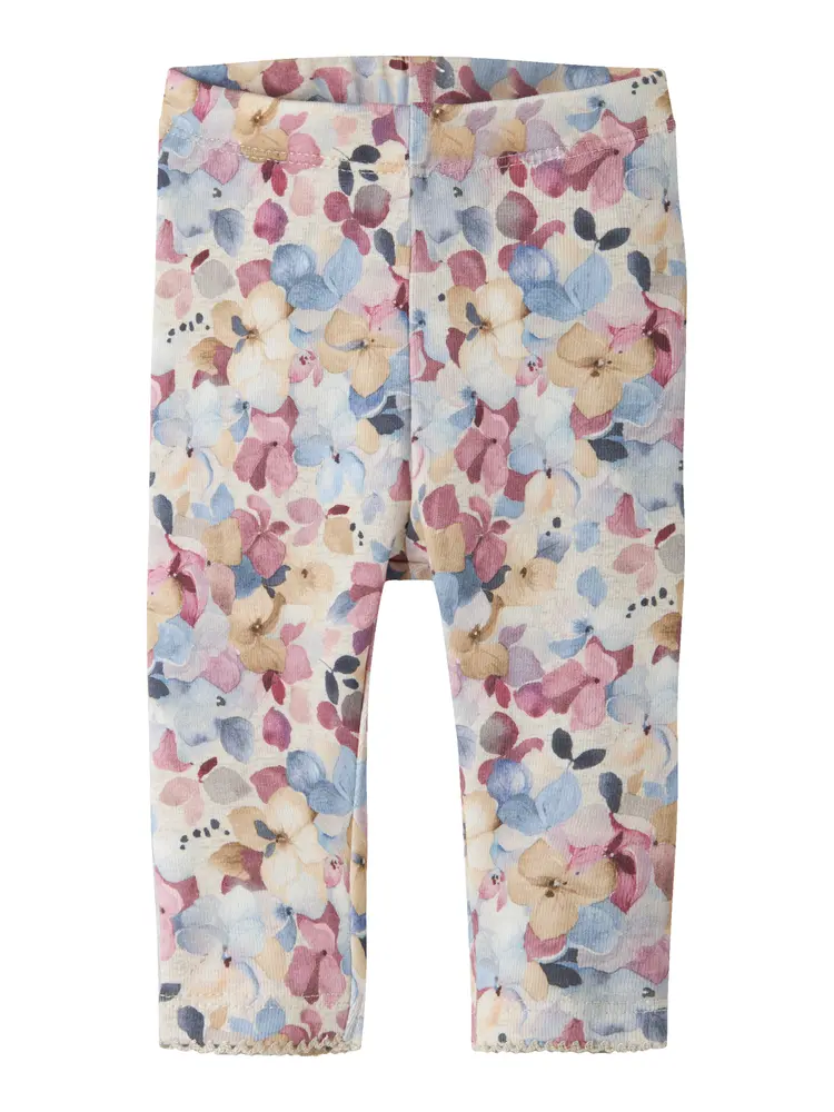 Name It Leggings - NbfNadena - Peyote Melange/Lilas