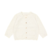 Strikket Cardigan - Antique White