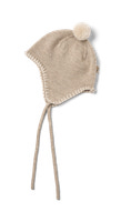 Pomma Strikket Hue - Warm sand melange