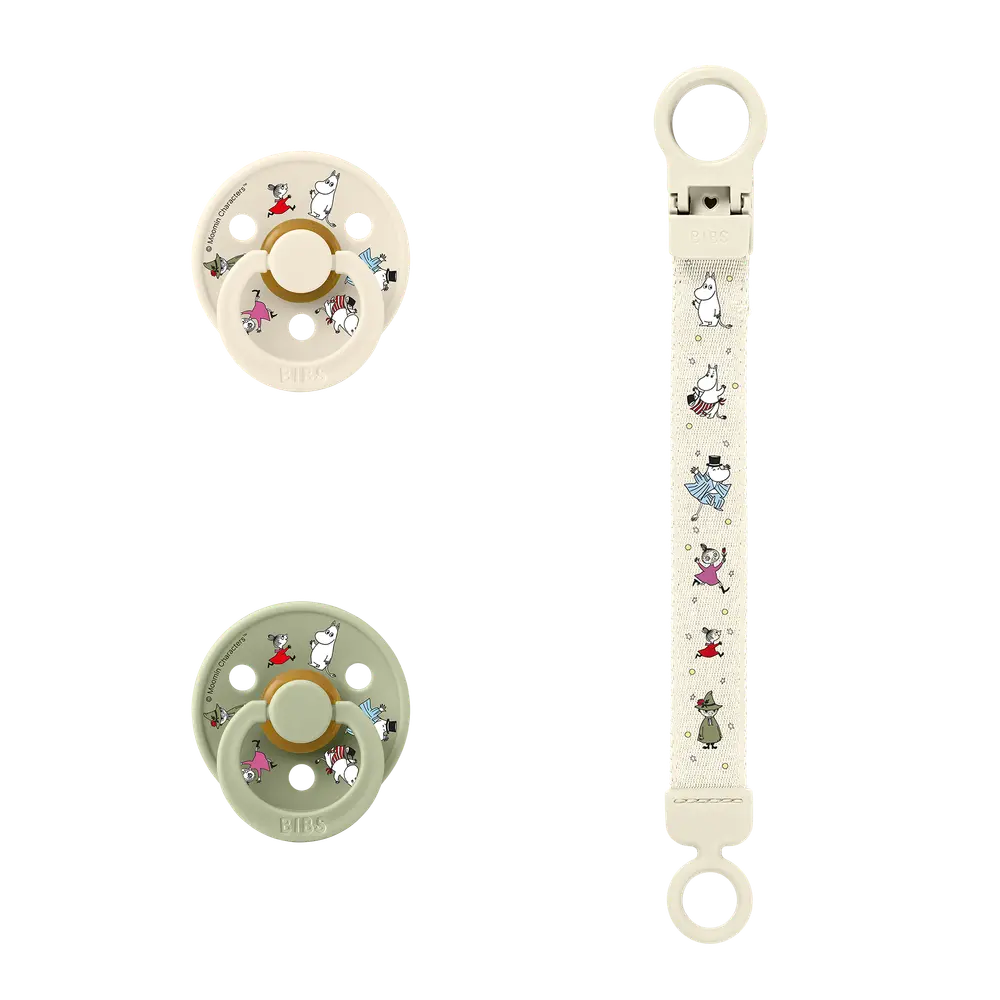 Moomin Gavesæt Latex Str 2 Ivory/Sage billede