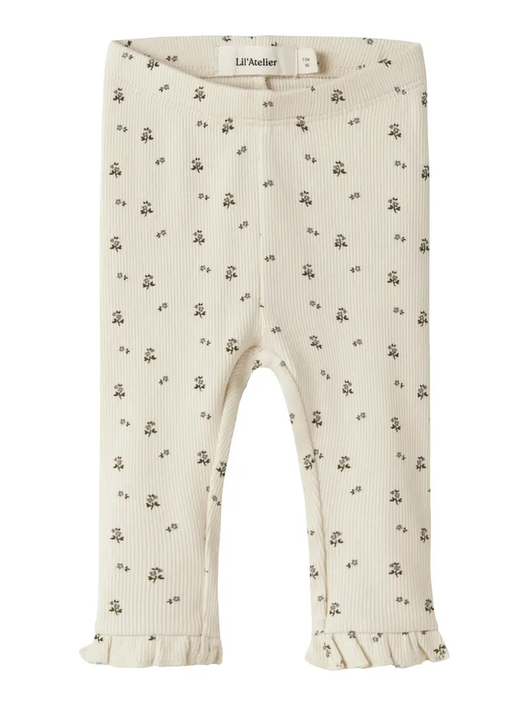 Lil' Atelier Lago Mer Slim Leggings - Turtledove - 56