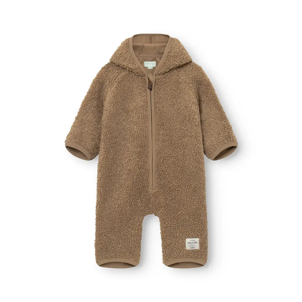 Mini A Ture Matadel Teddyfleece Heldragt - Otter Brown - 1 MDR./56