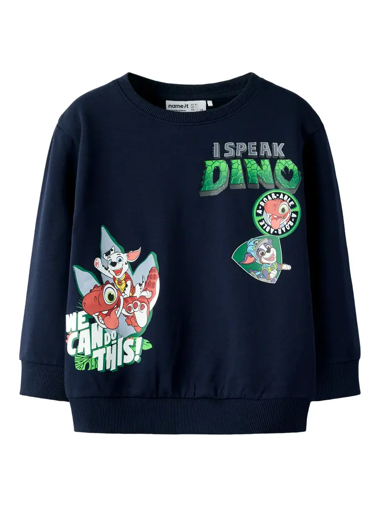 Name It Jak Paw Sweatshirt - Navy Blazer - 116