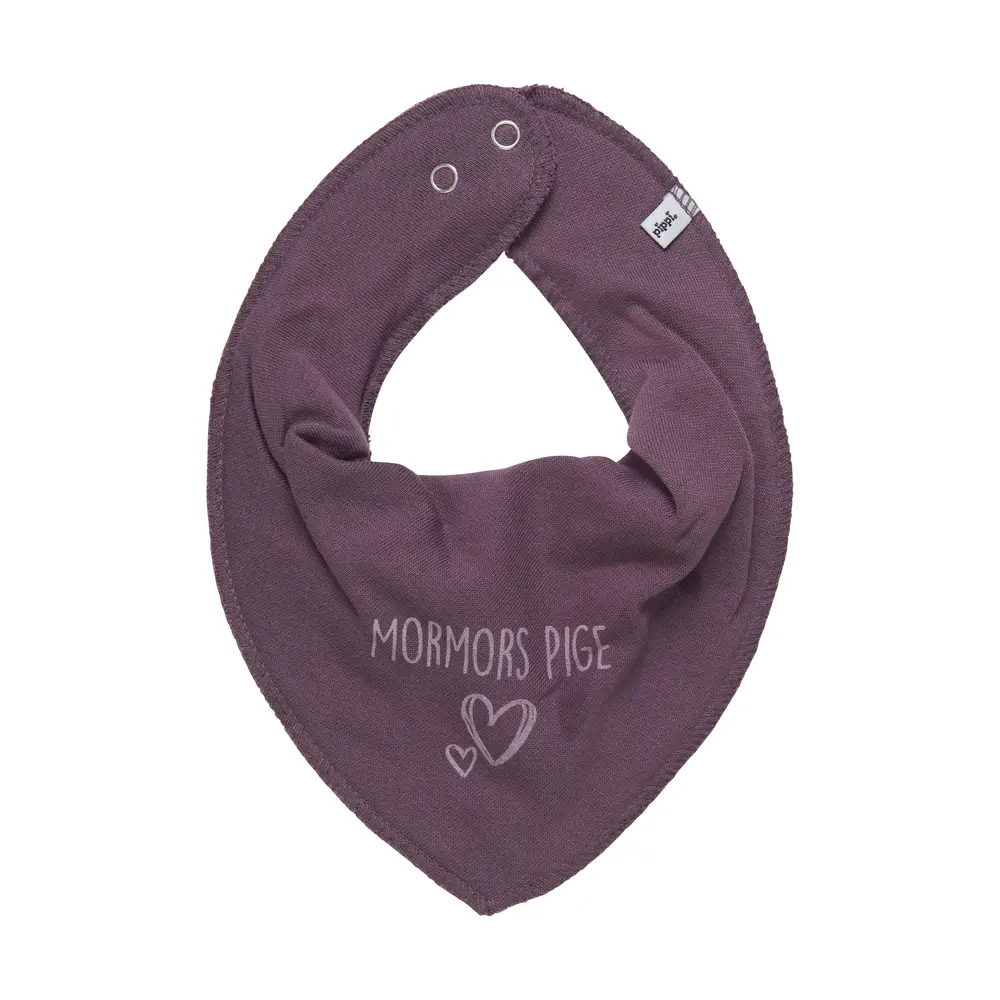 Bandana bib m. mormor+morfar.. - 610 - ONE SIZE billede