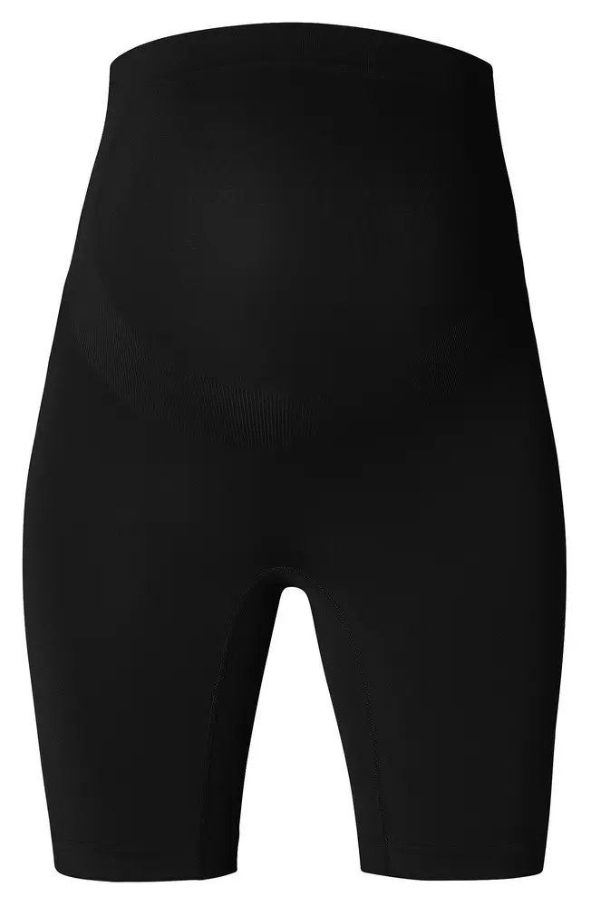 Niru Sømløse Shorts Lang Otb - Black - M\L billede
