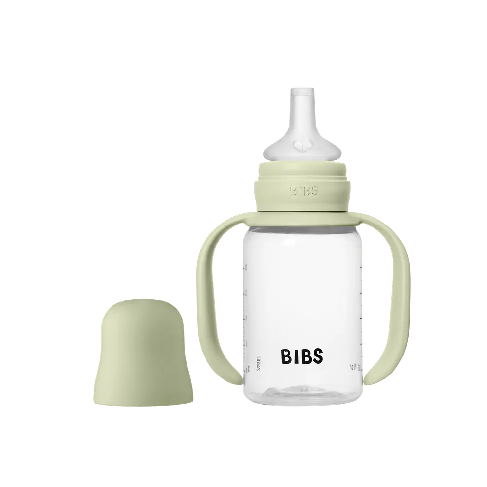 Baby Sippy Flaske Silikone 1pk 150 ml Sage billede