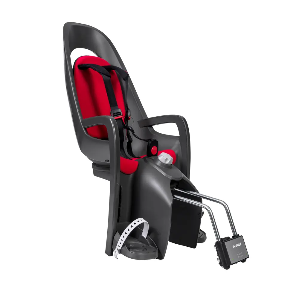 Hamax Caress Cykelsæde - Dark Grey/Red billede