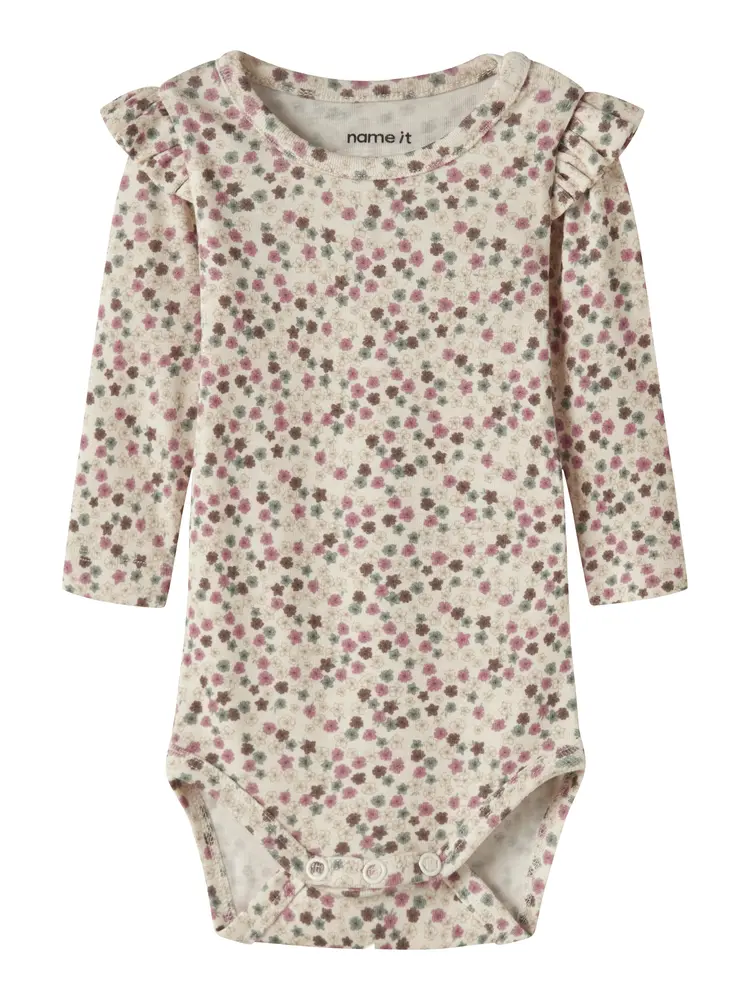 Name It Lianna Langærmet Body - Antique White - 56