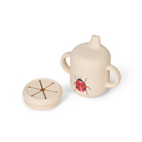 Snack- og Drikkekop 2-i-1 – Ladybug
