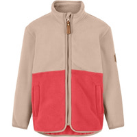 Fleece jakke - WARM TAUPE