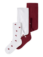 Name It Vichristmas Strømpebukser 2-Pak - Bright White