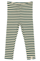 Leggings - Dark Sea/Off White